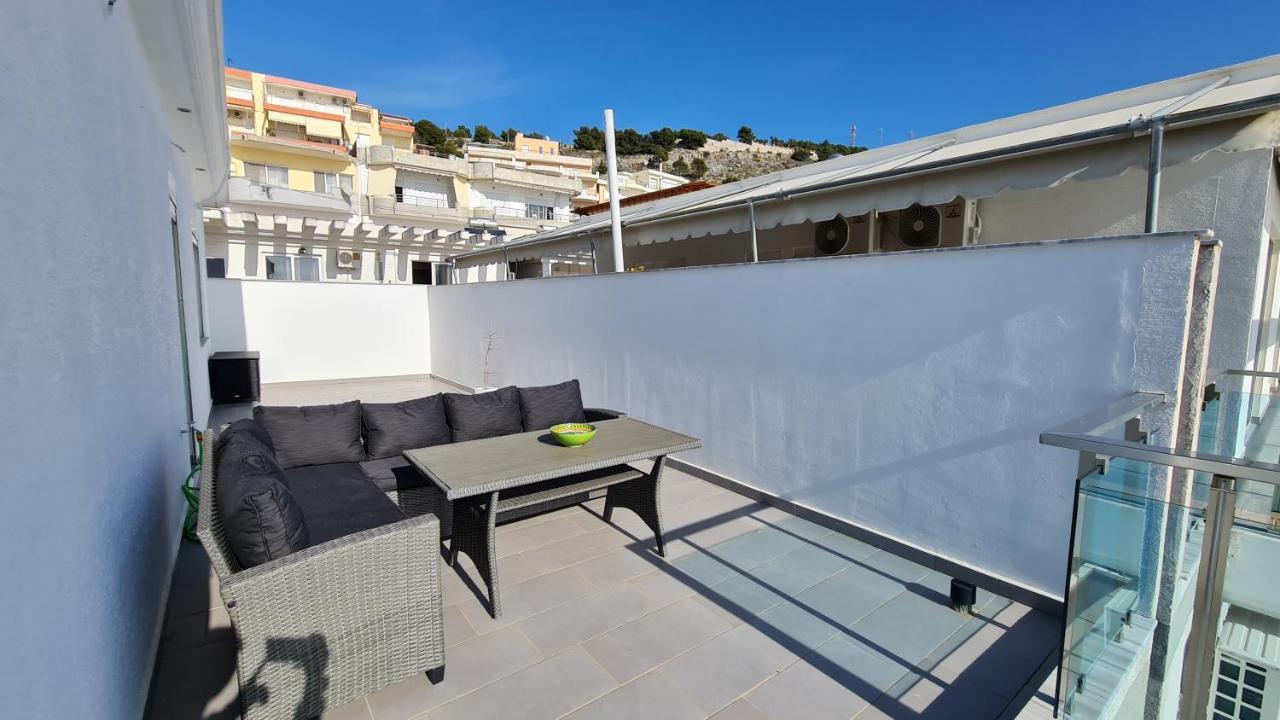 Appartement Rocknest Sea View Penthouse à Saranda Extérieur photo