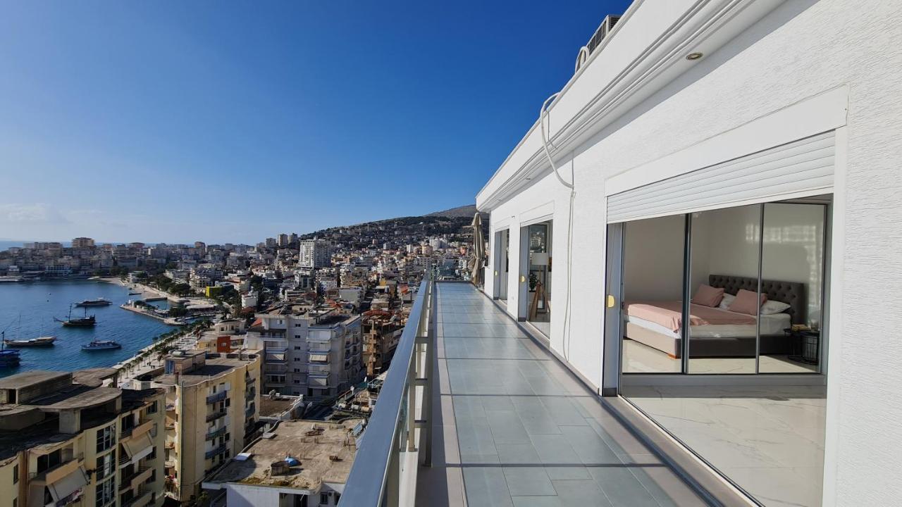 Appartement Rocknest Sea View Penthouse à Saranda Extérieur photo