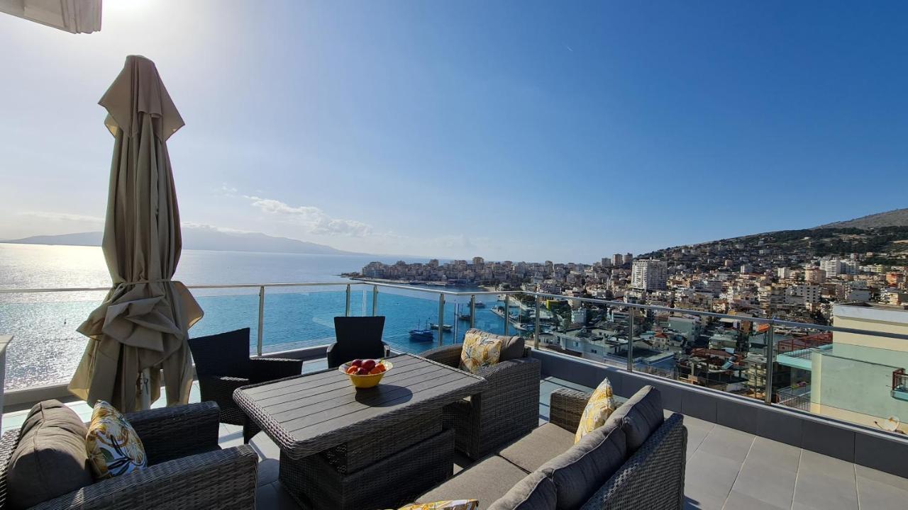 Appartement Rocknest Sea View Penthouse à Saranda Extérieur photo