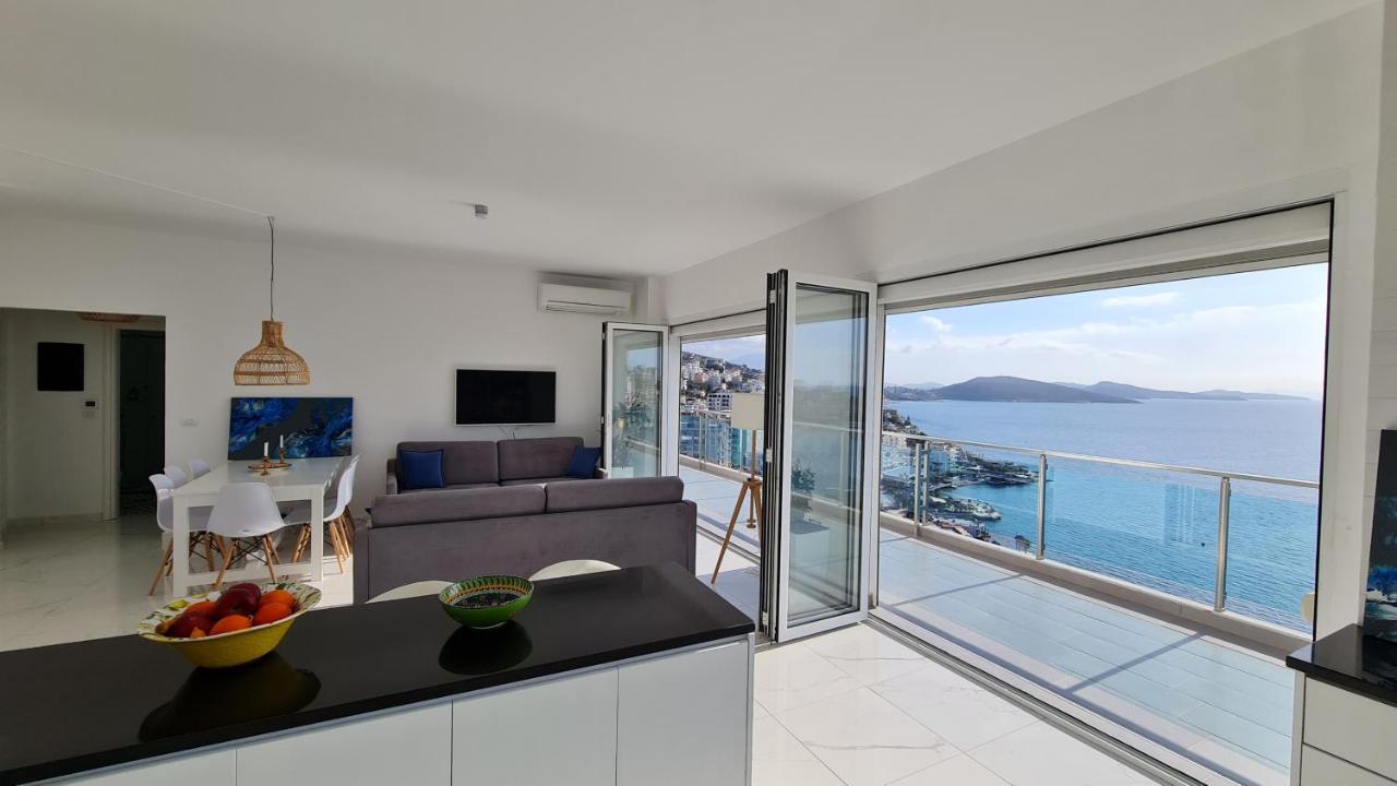 Appartement Rocknest Sea View Penthouse à Saranda Extérieur photo