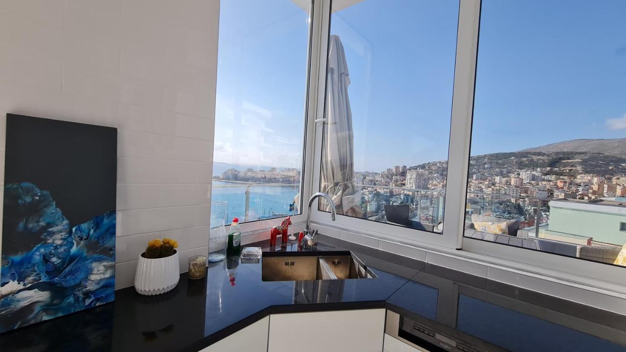 Appartement Rocknest Sea View Penthouse à Saranda Extérieur photo