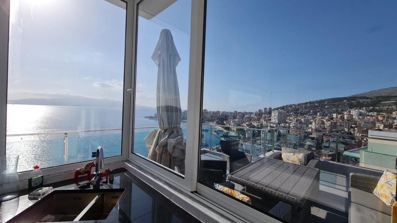 Appartement Rocknest Sea View Penthouse à Saranda Extérieur photo