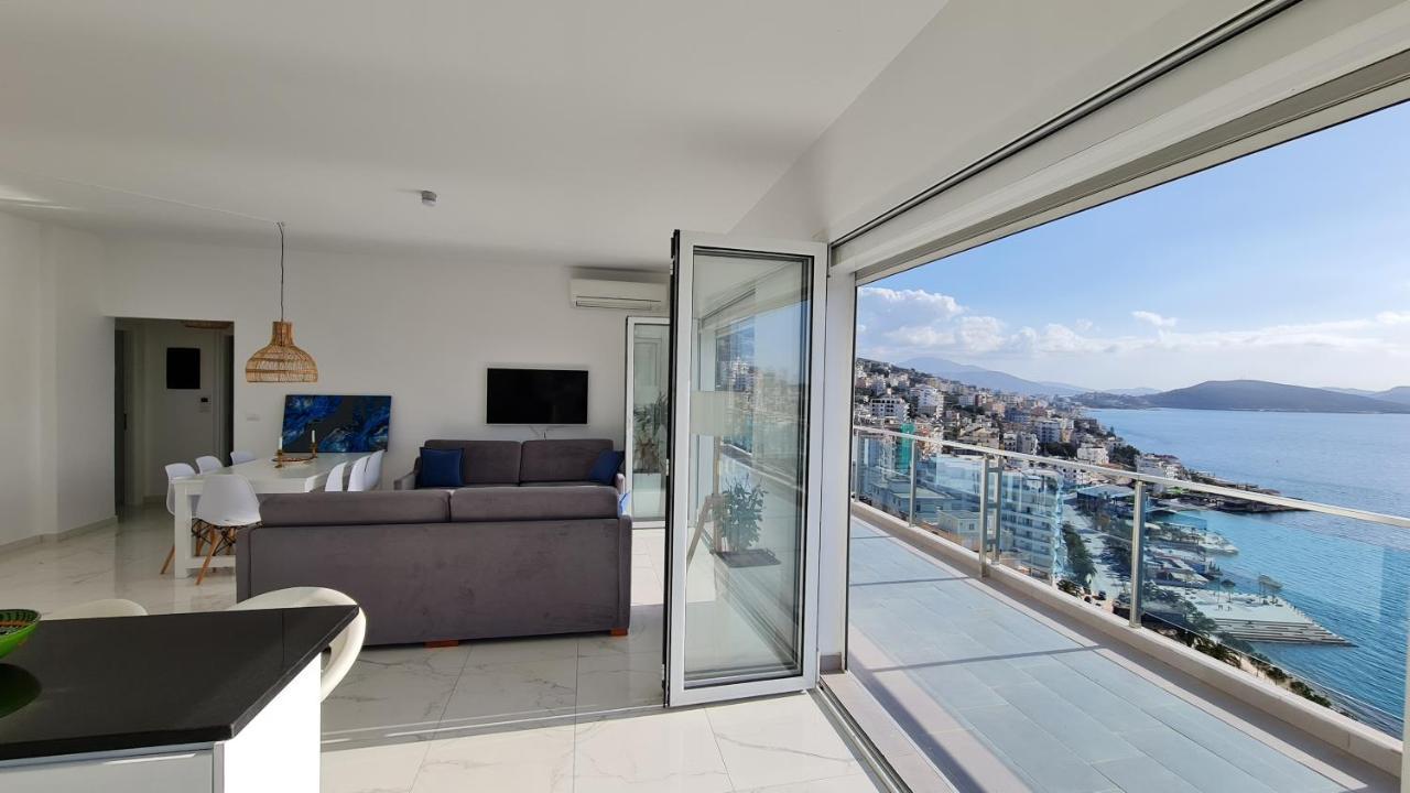 Appartement Rocknest Sea View Penthouse à Saranda Extérieur photo